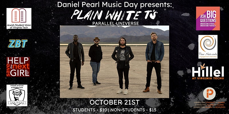 Daniel Pearl Music Day Presents The Plain White T’s