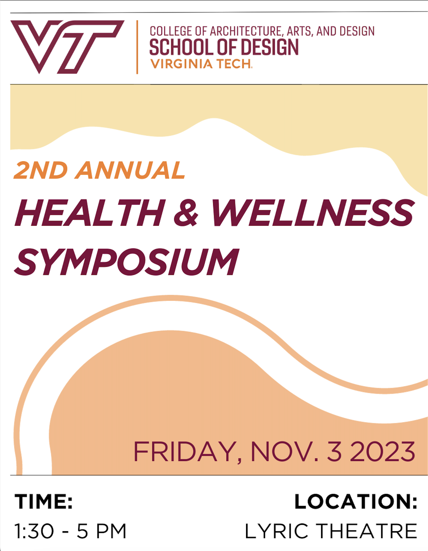 Virginia Tech School of Design Health and Wellness Symposium